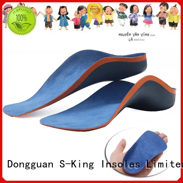 Quality S-King Brand gel insoles for kids orthotic 1
