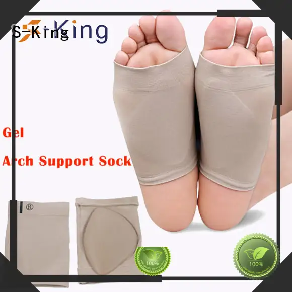Custom care feet arch support socks S-King flat 1