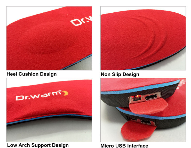 innovative heatable insoles with soft heel pad shoes 5