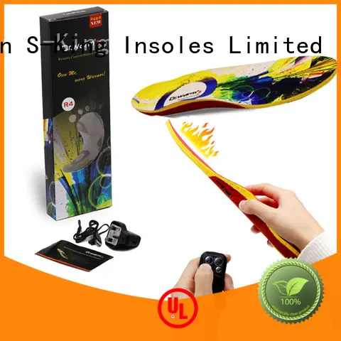 shoes smartphone foot battery heated insoles S-King Brand 1
