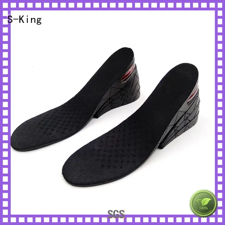 men insert heels S-King Brand shoe height insoles manufacture 1