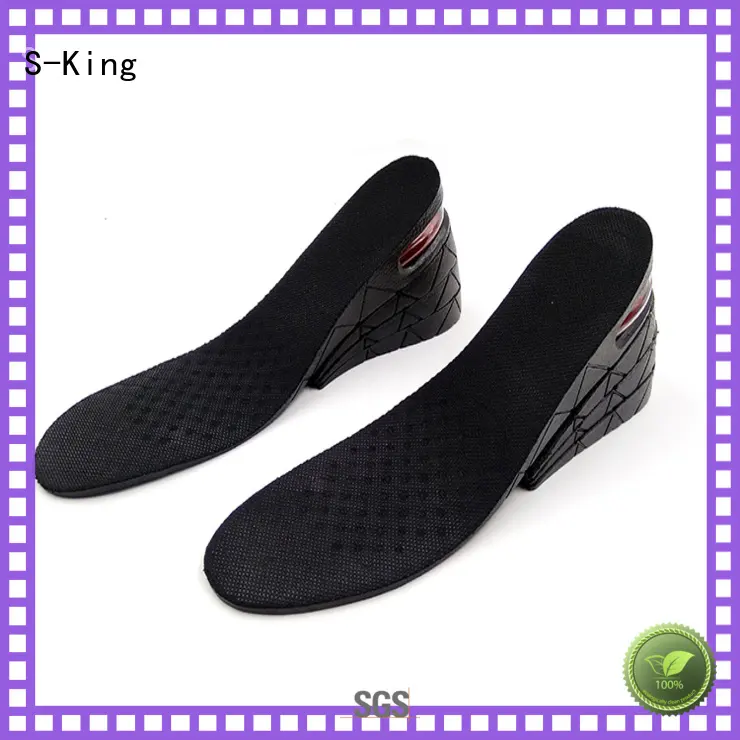 men insert heels S-King Brand shoe height insoles manufacture 1