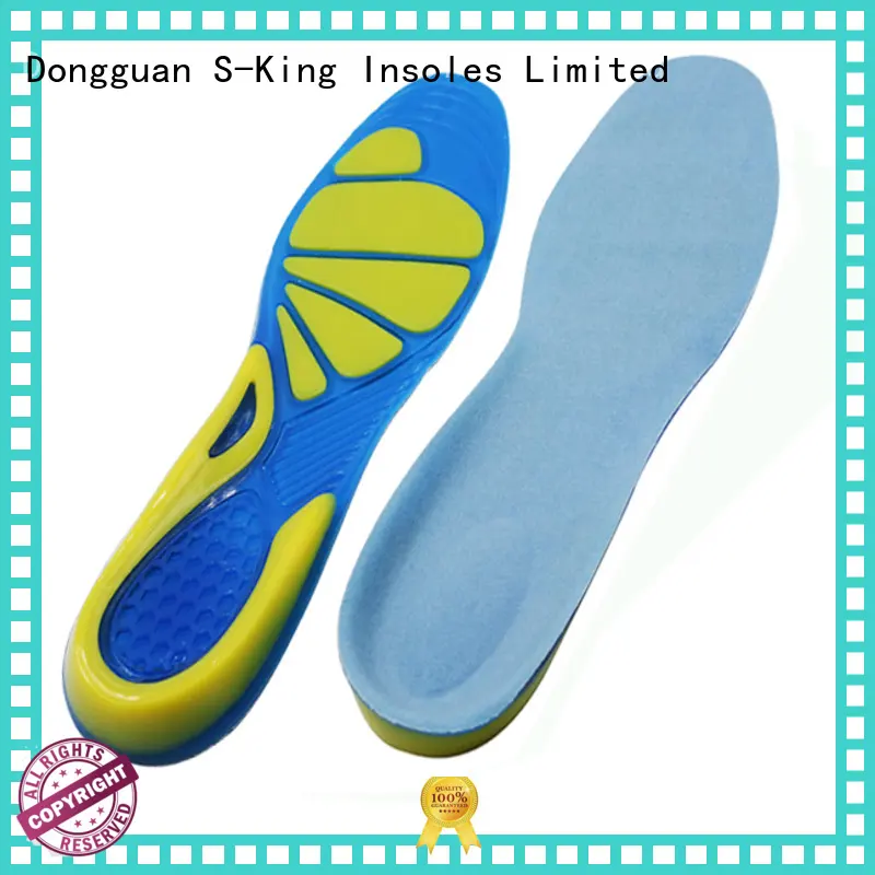 S-King replacement gel insoles for shoes reduce stress jumping 1