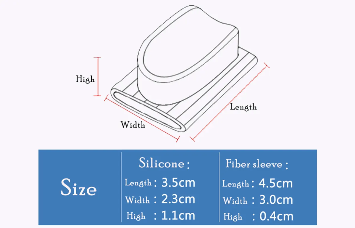gel toe separator stretcher for overlapping toes S-King 2