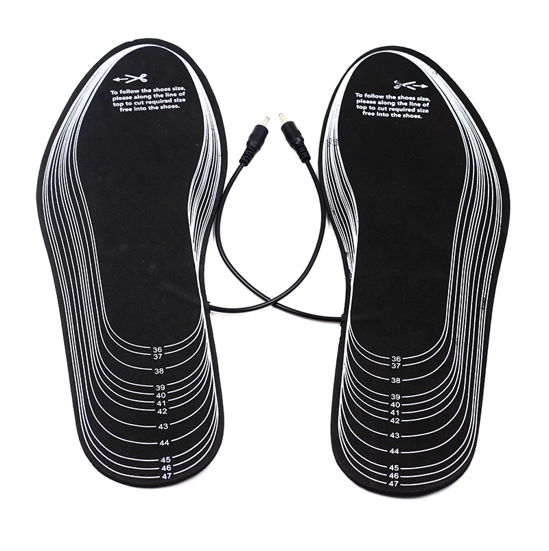 Wire electric heated insoles winter foot protect for hunting/skiing/fishing 4