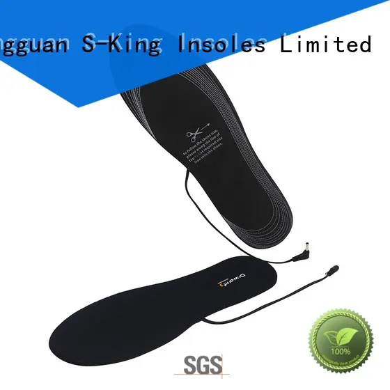 protect rechargeable heated insoles breathable hunting S-King 1