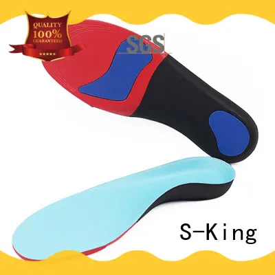 comfortable arch orthotic insoles high arch support Footcare health S-King 1
