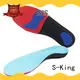 comfortable arch orthotic insoles high arch support Footcare health S-King 1