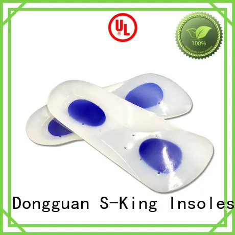 medical silicone foot insole for flat feet for leather S-King 1