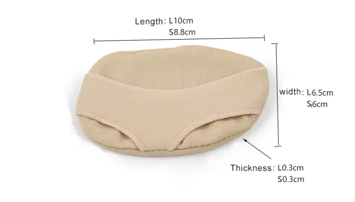 Latest forefoot pad with metatarsal dome company for running shoes 2