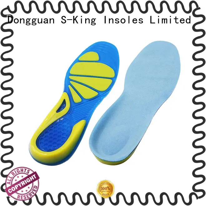 Foot balance shock absorption Antibacterial gel sports insoles 1