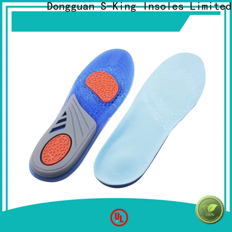 S-King Custom gel insoles for men's shoes factory for running shoes 1