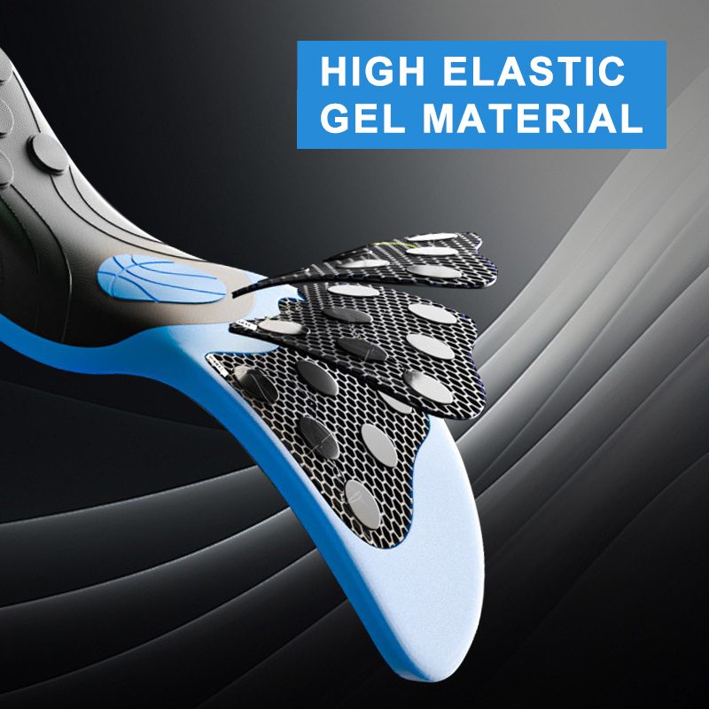S-King | High-Elastic Shock-Absorbing Sports Insoles – 12 Spring Arch Support, Lightweight & Breathable Inserts for Basketball & Running 6