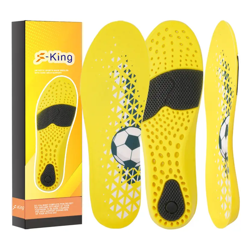 S-King | Custom Breathable Sports Gel Shoe Insoles for Work & Daily Comfort 1