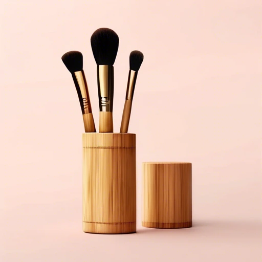Organic Bamboo Makeup Brushes 1