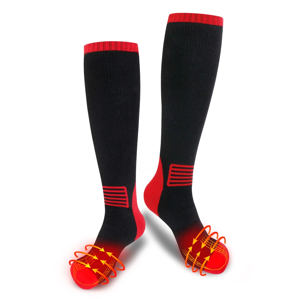 Rechargeable Battery Operated Winter Sports Foot Warmer Electric Heated Socks 1