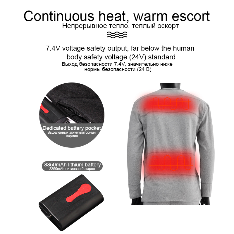 Dr. Warm warm battery operated thermal underwear on sale for winter 3