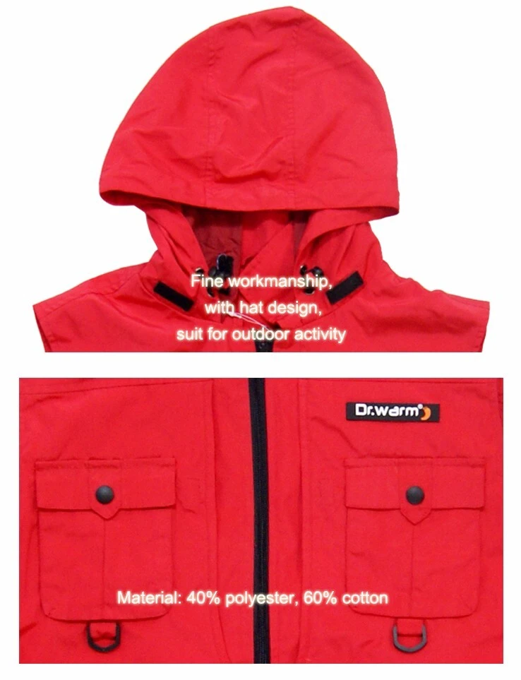 heated work vest winter smart Dr. Warm Brand 4