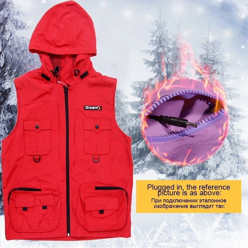 heated work vest winter smart Dr. Warm Brand 2