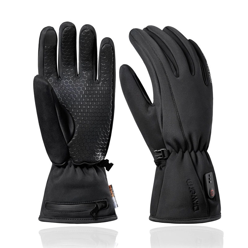 Dr.warm Heated Glove Liners for Men and Women Windproof Touchscreen Anti-Skip with Rechargeable Battery 1