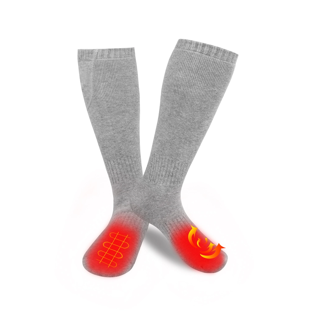 Rechargeable Heated Socks Custom Pattern Winter 3.7V 2600mah battery electric for outdoor sports 1
