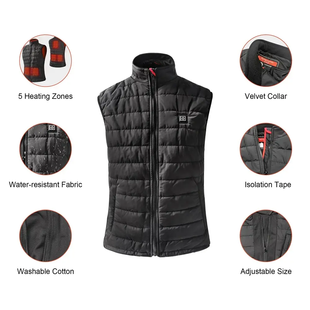 Dr. Warm stock heated winter jacket with shock absorption for ice house 4
