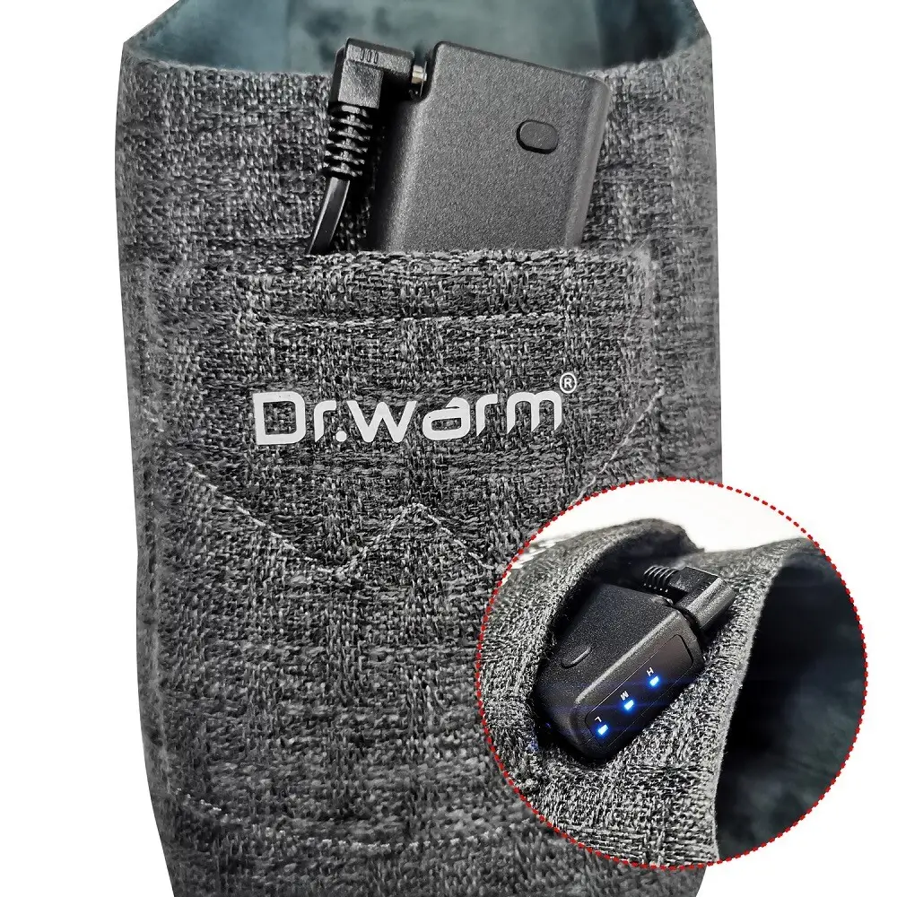 Dr. Warm comfortable battery heated thermal underwear improves blood circulation for indoor use46 5