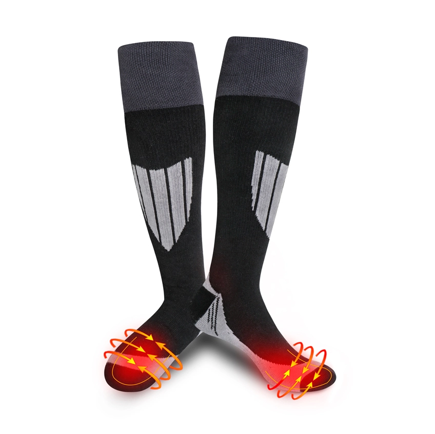 Electric Thermal Men Women Battery Heated Socks OEM Personalized Design Winter Warm Cotton Socks 1