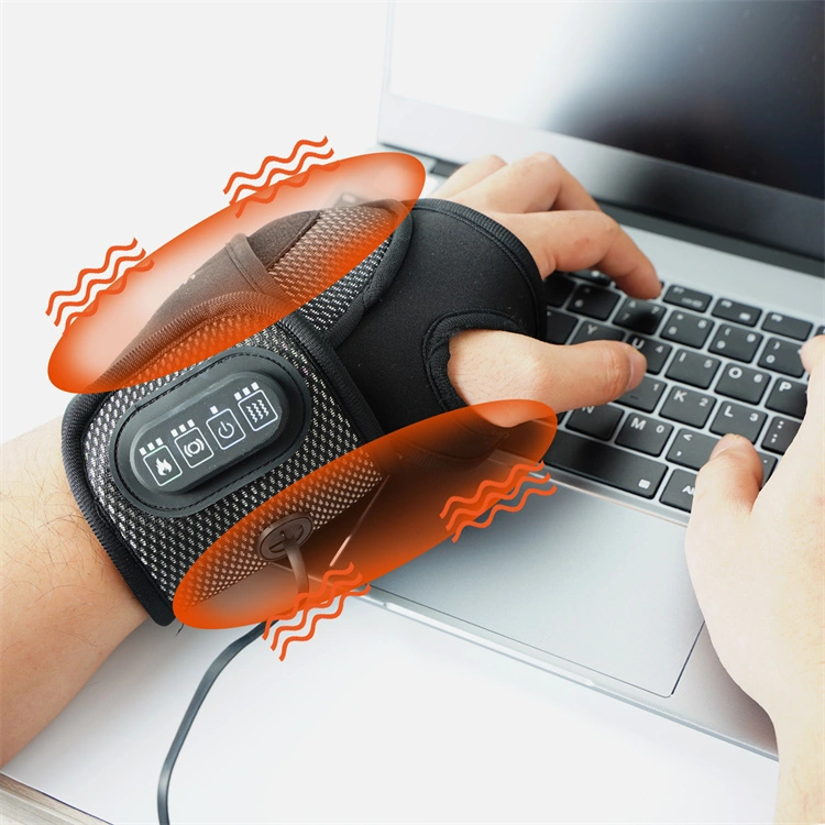 Dr.Warm Both Right and Left Hands Heated Wristband Multi-Function Vibration Massage Wristband Electric Heated Brace For Wrist 1