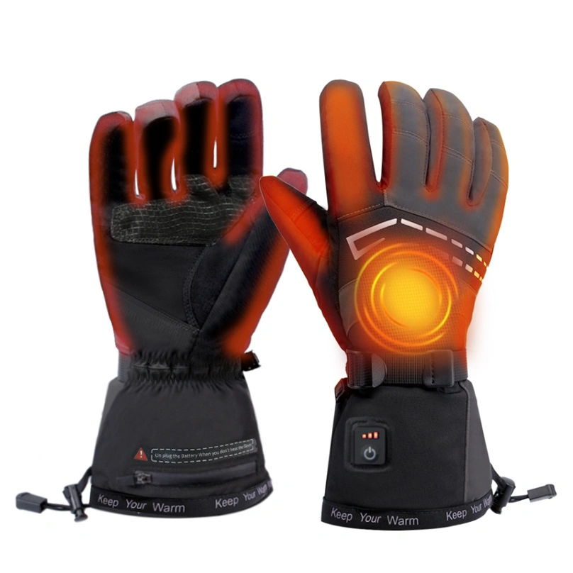 Factory Price Electric Battery Heated Gloves for Men and Women Touchscreen Non-Slip Heated Ski Gloves 1