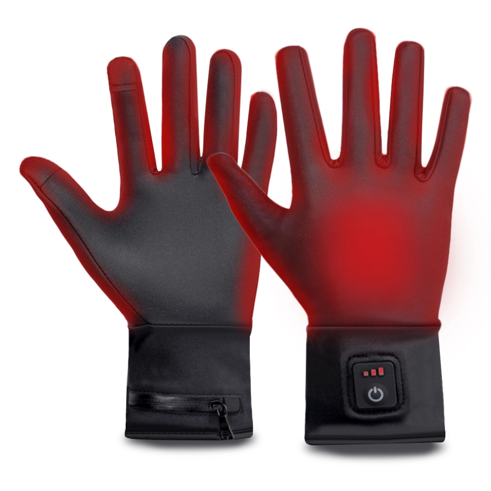 Manufacturer Price Winter Hand Warmer Glove Skating Ski Lithium Battery Electric Heated Gloves 1