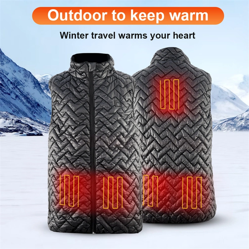 Outdoor Heated Vest Heating Waistcoat Thermal Warm Cloth Winter  Heated Vest 1