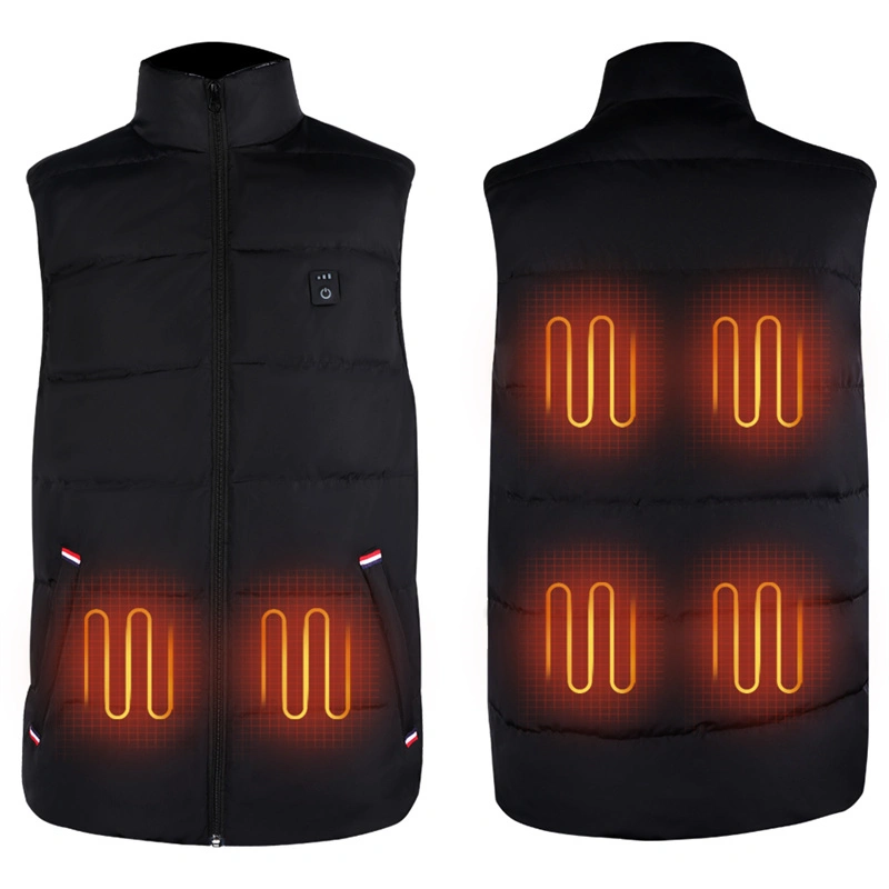 Batteries 5V Men And Women Heated Vest With Battery Pack Heating Waistcoat Thermal USB Electric Heated Vest 1