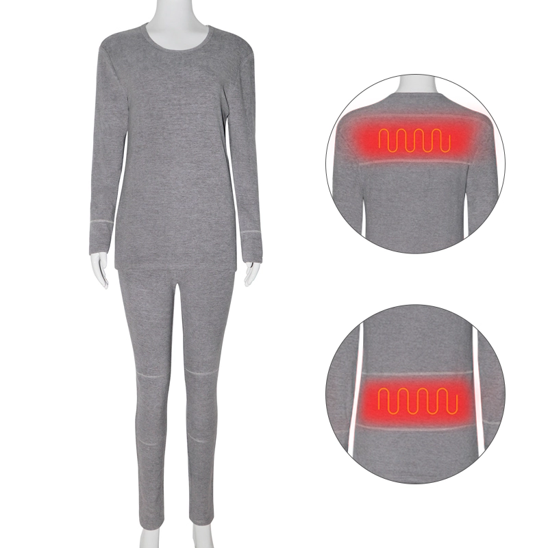 High quality Heated underwear with battery electric heated long underwear for men and woman 1