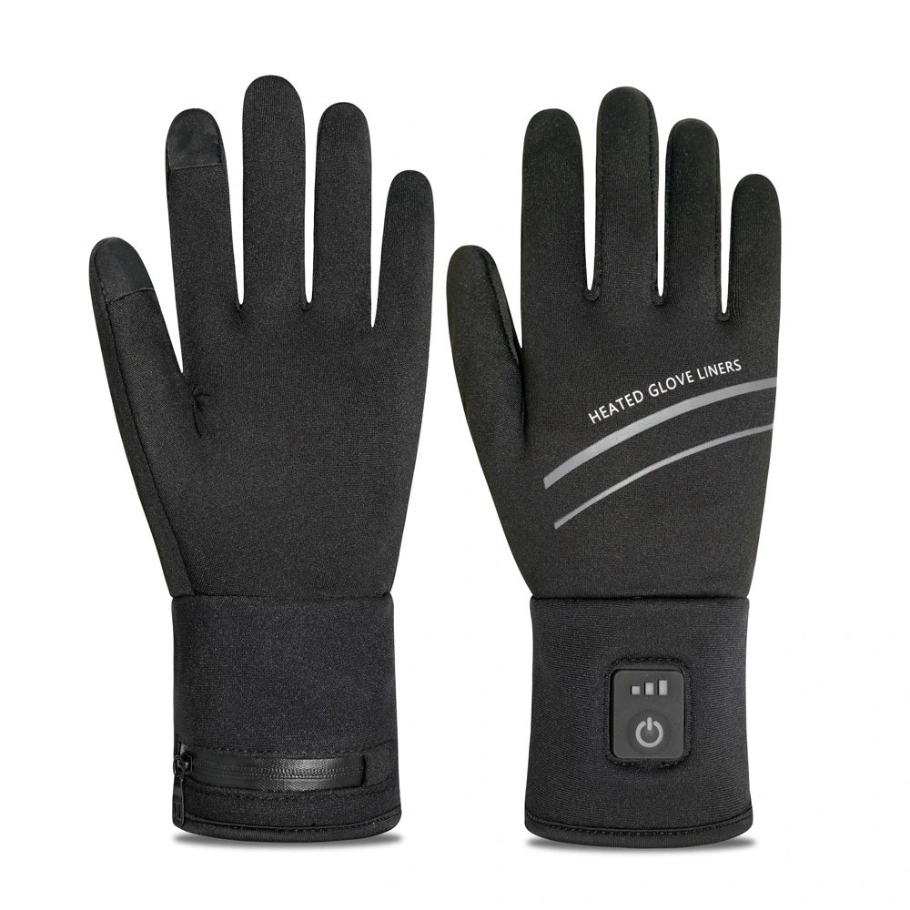 Windproof Driving Cycling Lithium Battery Winter Ski Kids Motorcycle Heating Gloves 1