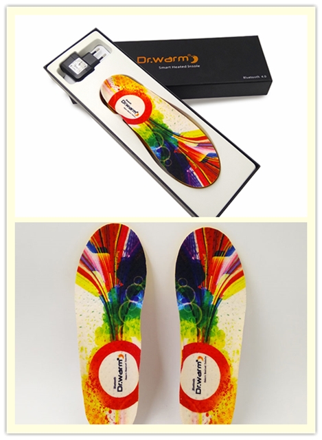 wire bikinggolfingsailing OEM electric insoles Dr. Warm 3