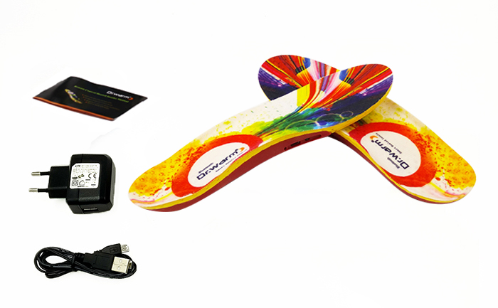 rechargeable remote control heated insoles suit your foot shape for winter 8