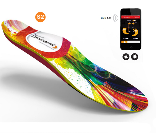 wire bikinggolfingsailing OEM electric insoles Dr. Warm 4