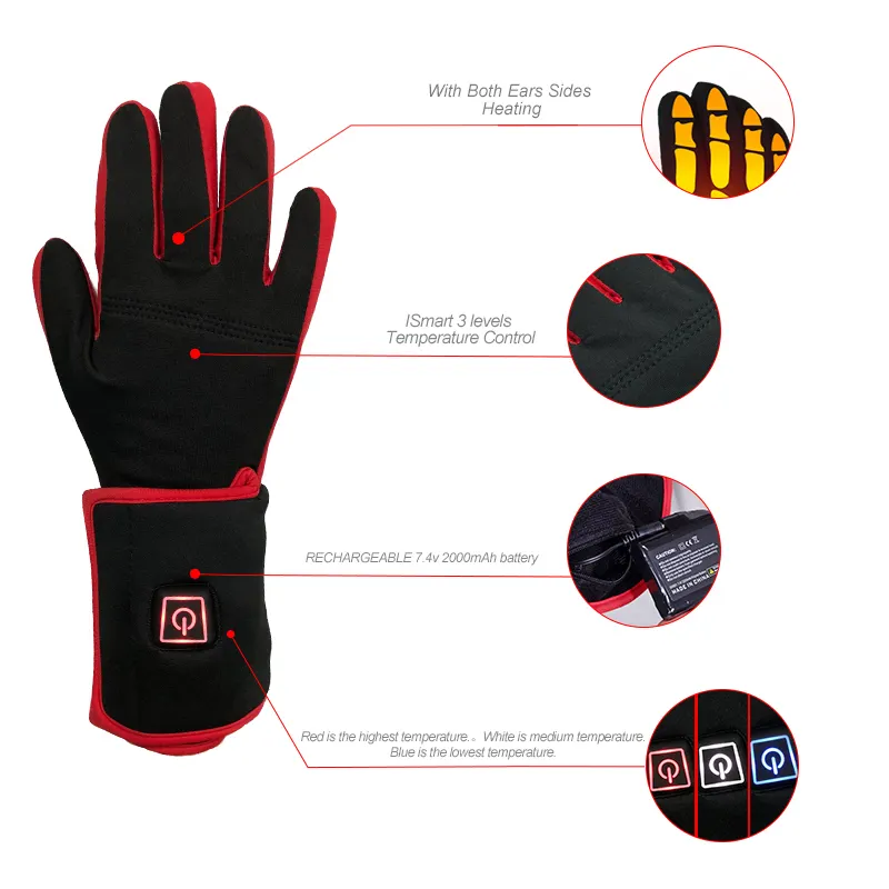 Dr. Warm online rechargeable battery heated gloves improves blood circulation for home 3