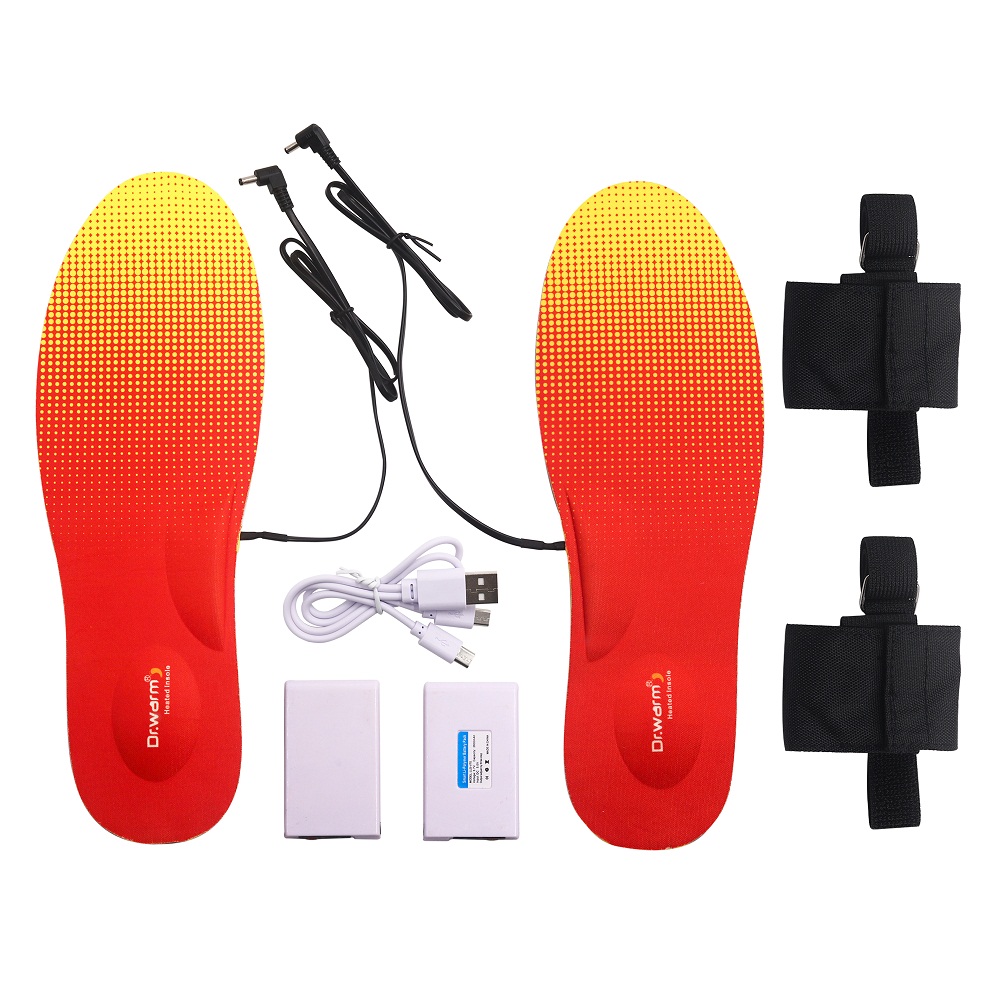 Dr. Warm rechargeable electric insoles fit to most shoes for home 3