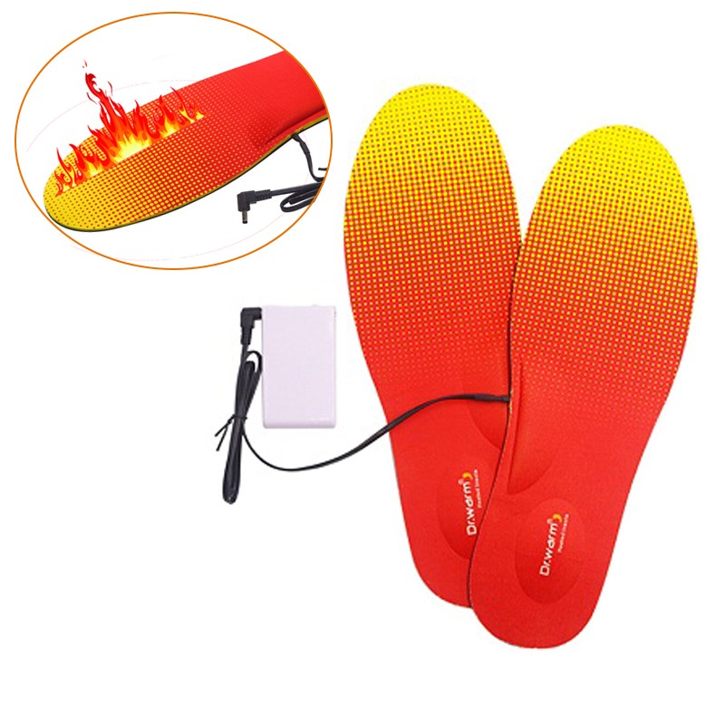 Dr. Warm rechargeable electric insoles fit to most shoes for home 5