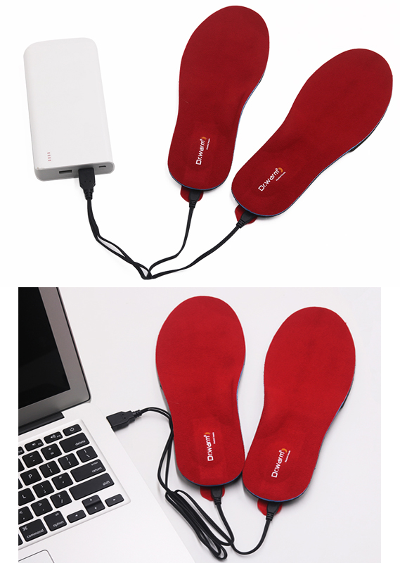 heat moldable insoles electric control electric insoles usb Dr. Warm Brand 6