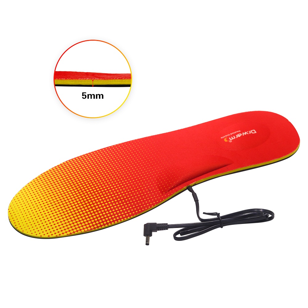 Dr. Warm rechargeable electric insoles fit to most shoes for home 4