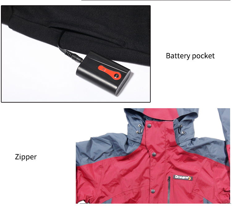 grid mens Dr. Warm Brand battery powered jacket 5