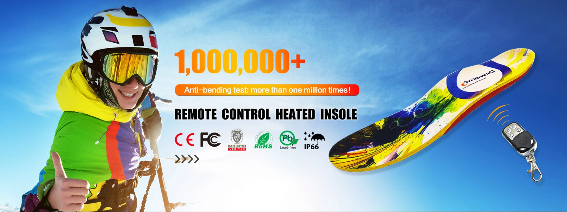 Dr. Warm Remote Control Heated Insoles R5 2