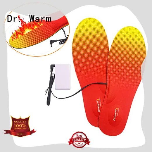 heat moldable insoles control rechargeable wire Dr. Warm Brand company 1