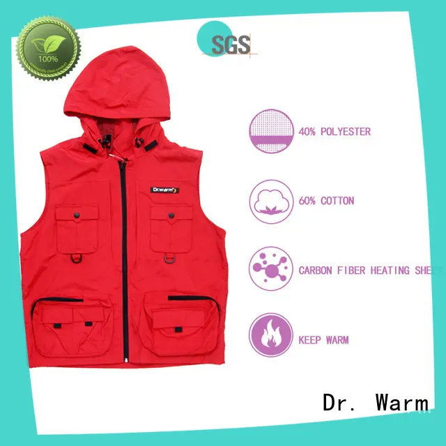 Dr. Warm vest best heated vest with prined pattern for outdoor 1