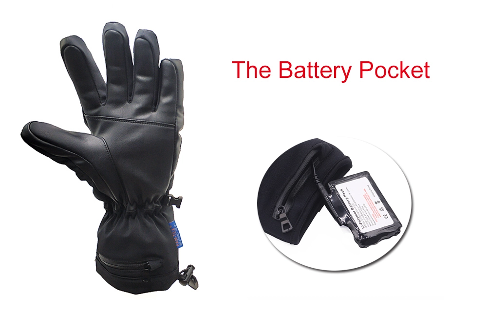 Dr. Warm women heated cycling gloves improves blood circulation for outdoor 3