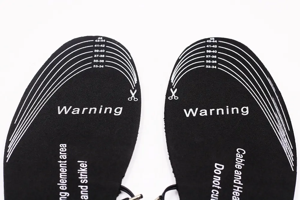 warm heated insoles for work boots bluetooth with cotton for indoor use 8