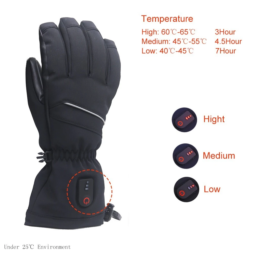 Dr. Warm women heated cycling gloves improves blood circulation for outdoor 2